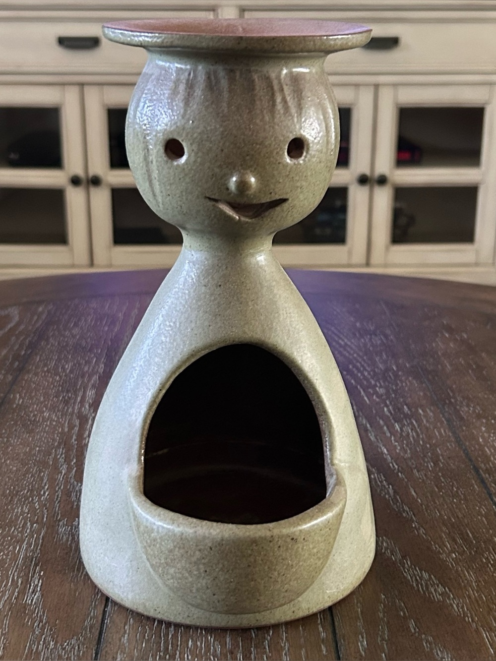 Mid-Century Modern Happy Face Vase / Planter